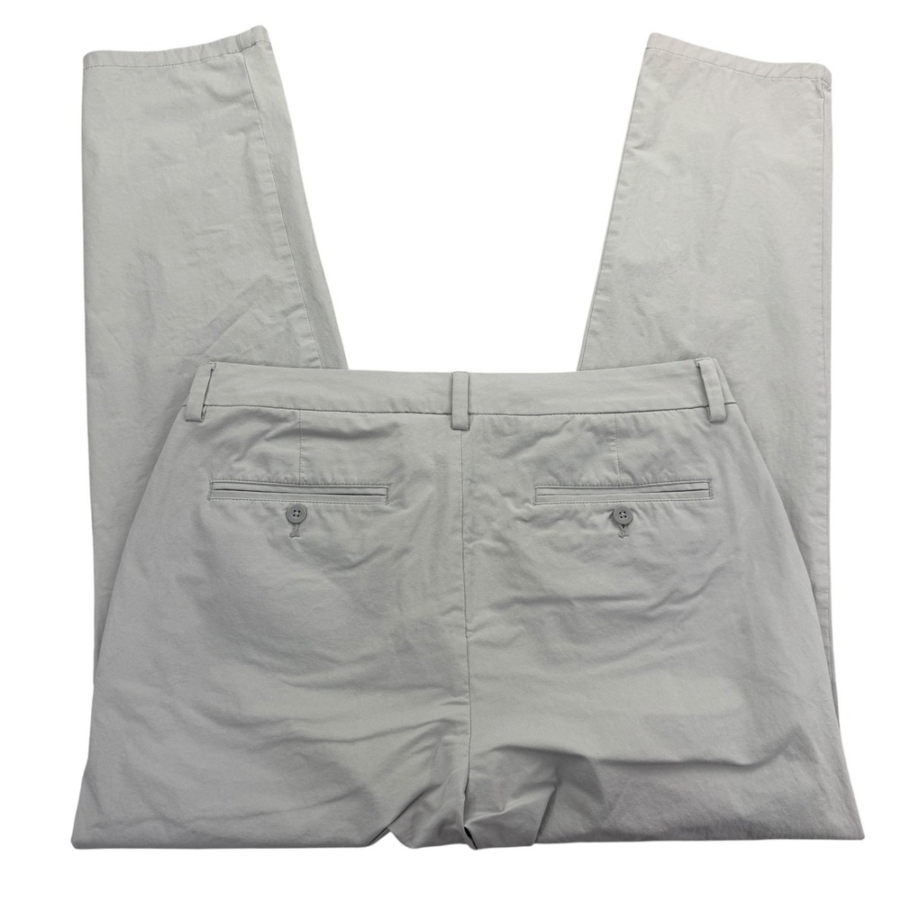 Vineyard Vines Pants Mens 34 X 32 Gray Chino Microfiber Stretch On-The-Go Pant